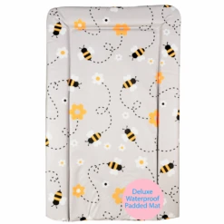Callowesse Callowesse Soft Foam Baby Changing Mat - Grey Bee -Push Chair Expert Sales Main Image 10 1