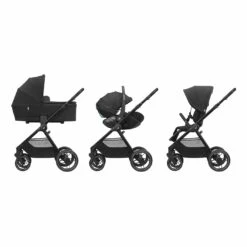 Maxi-Cosi Maxi Cosi Oxford Premium Travel System Bundle With Pebble Pro & ISOFIX Base - Twillic Black -Push Chair Expert Sales Maxi Cosi Oxford Twillic Black Premium Bundle pebble360Pro FF360Pro Main 3in1