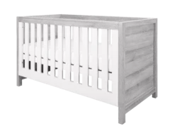 Tutti Bambini Tutti Bambini Modena Cot Bed - Grey Ash & White
