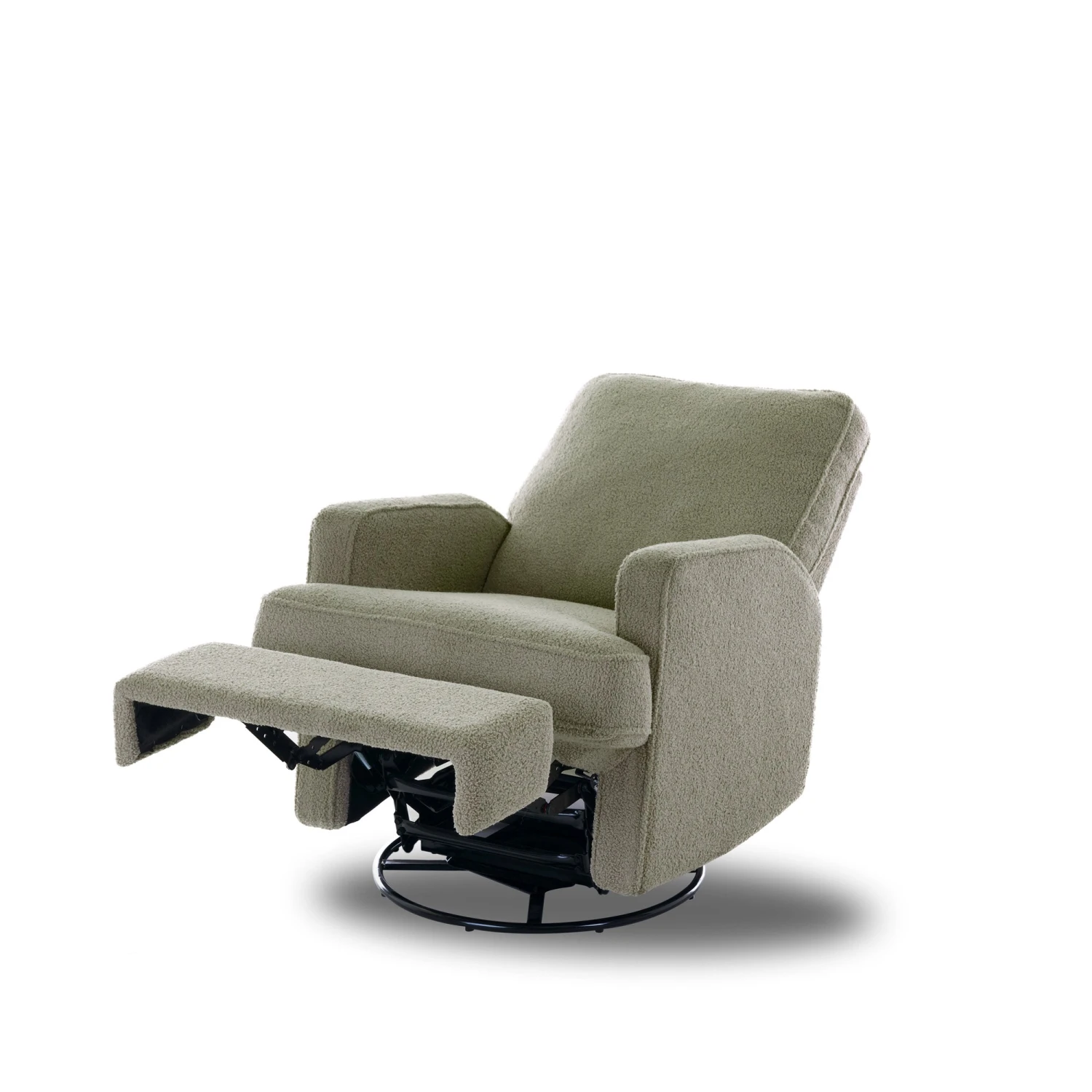 Obaby Obaby Madison Swivel Glider Recling Chair - Teddy Fabric Olive Obaby Obaby Madison Swivel Glider Recling Chair - Teddy Fabric Olive -Push Chair Expert Sales ObabyMadisonTeddyOlive521
