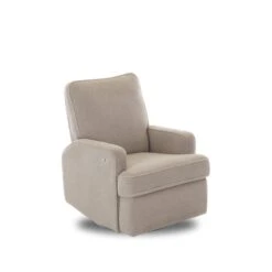 Obaby Obaby Madison Swivel Glider Recling Chair - Teddy Fabric Truffle