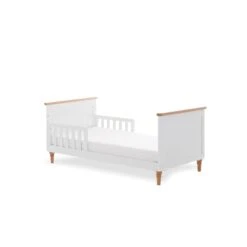 Obaby Obaby Orla Cot Bed - White & Oak 8 Obaby Obaby Orla Cot Bed - White & Oak -Push Chair Expert Sales Orla White Cotbed 05 1 1