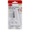 Clippasafe Clippasafe Baby Nail Scissors And File Set - White -Push Chair Expert Sales Picture3 1