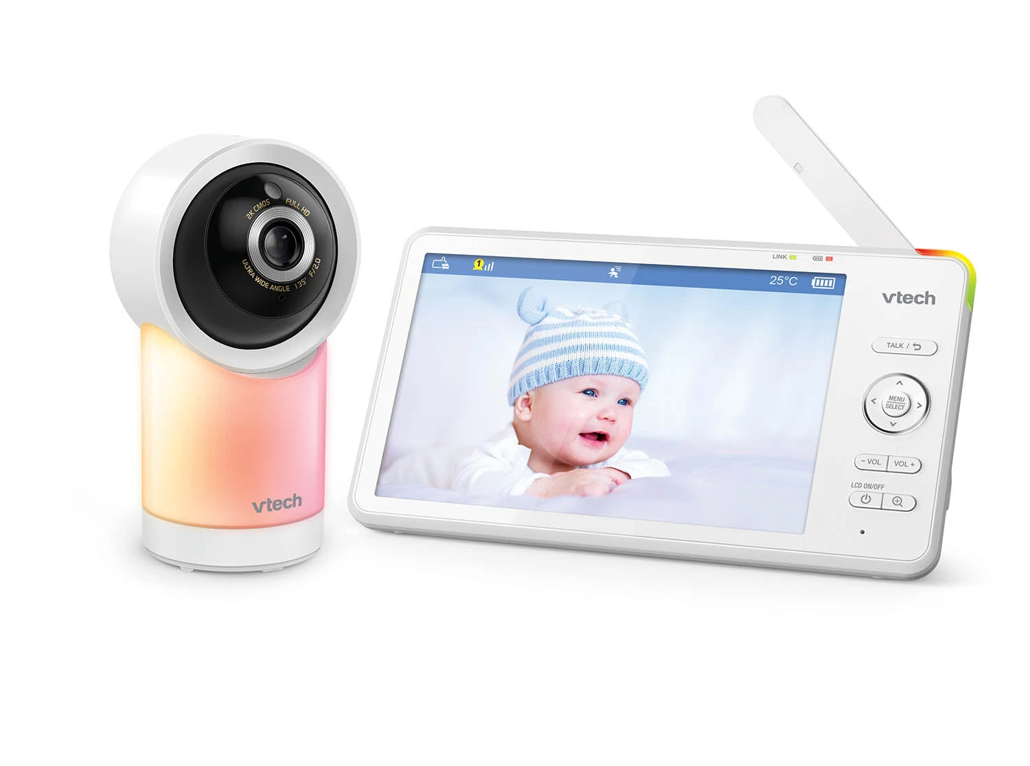 VTech VTech RM7766HD 7" Smart Pan & Tilt Baby Monitor VTech VTech RM7766HD 7" Smart Pan & Tilt Baby Monitor -Push Chair Expert Sales RM7766HD 20UK rendering GB B
