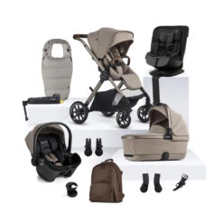 Silver Cross Silver Cross Reef 2 Special Edition Ultimate Travel System Bundle With Dream Car Seat And Motion 2 Car Seat - Frappe