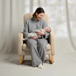 Silver Cross Silver Cross Carmel Nursery Rocking Chair & Foot Stool – Almond 9 Silver Cross Silver Cross Carmel Nursery Rocking Chair & Foot Stool – Almond -Push Chair Expert Sales Silver Cross Carmel Nursing Chair LS2 jpg