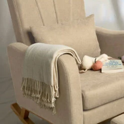 Silver Cross Silver Cross Carmel Nursery Rocking Chair & Foot Stool – Almond 8 Silver Cross Silver Cross Carmel Nursery Rocking Chair & Foot Stool – Almond -Push Chair Expert Sales Silver Cross Carmel Nursing Chair LS3 jpg