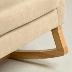 Silver Cross Silver Cross Carmel Nursery Rocking Chair & Foot Stool – Almond 11 Silver Cross Silver Cross Carmel Nursery Rocking Chair & Foot Stool – Almond -Push Chair Expert Sales Silver Cross Carmel Nursing Chair legs jpg