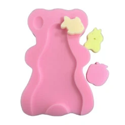 Snuggle Baby Snuggle Baby Sponge Baby Bath Support - Pink