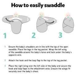 Callowesse Callowesse Newborn Baby Swaddle 0-3 Months – Safari Friends 4 Callowesse Callowesse Newborn Baby Swaddle 0-3 Months – Safari Friends -Push Chair Expert Sales Steps to Put A Swaddle 6
