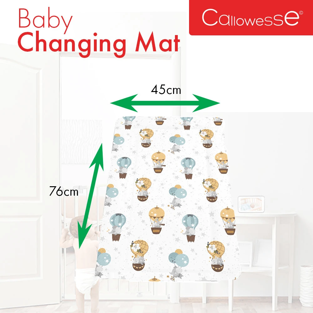 Callowesse Callowesse Soft Foam Baby Changing Mat - Up Above Callowesse Callowesse Soft Foam Baby Changing Mat - Up Above -Push Chair Expert Sales Up Dimensions