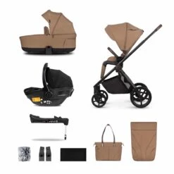 Venicci Venicci Claro Travel System With Engo Car Seat And ISOFIX Base - Caramel