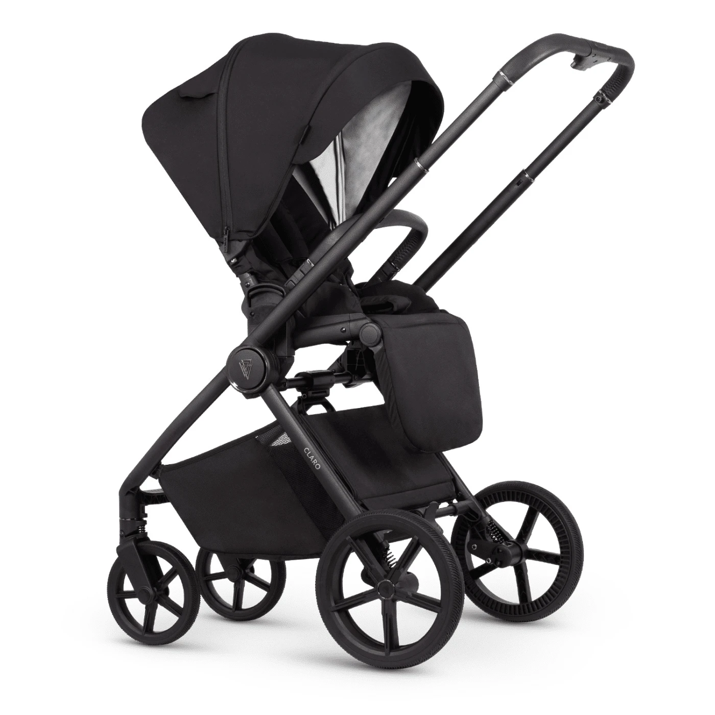 Venicci Venicci Claro Travel System with Tiago 360 Car Seat and ISOFIX Base - Noir Venicci Venicci Claro Travel System With Tiago 360 Car Seat And ISOFIX Base - Noir -Push Chair Expert Sales Venicci Claro Noir Seat Unit 1 3