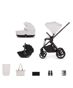 Venicci Venicci Claro Travel System With Tiago Car Seat - Vanilla