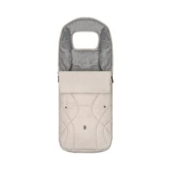 Venicci Venicci Upline 2 Travel System With Accessories, Tiago Car Seat & ISOFIX Base - Stone Beige -Push Chair Expert Sales Venicci Upline 2 Stone Beige Footmuff 1