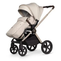 Venicci Venicci Upline 2 Travel System With Accessories, Tiago Car Seat & ISOFIX Base - Stone Beige -Push Chair Expert Sales Venicci Upline 2 Stone Beige Seat Unit 5 footmuff 1