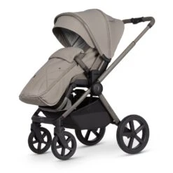 Venicci Venicci Upline 2 Travel System With Accessories, Tiago Car Seat & ISOFIX Base - Taupe -Push Chair Expert Sales Venicci Upline 2 Taupe Seat Unit 4 Footmuff 1