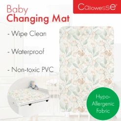 Callowesse Callowesse Soft Foam Baby Changing Mat - Woodland Friends -Push Chair Expert Sales Woodland Text