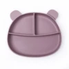 Callowesse Callowesse Silicone Divided Suction Plate - Pale Mauve