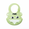 Callowesse Callowesse Silicone Character Crumb Catcher Bib - Green