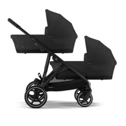 Cybex Cybex Gazelle S Carrycot - Moon Black -Push Chair Expert Sales cyb 22 int y270 gazelles cots blk moob duo 182d58051ed34070