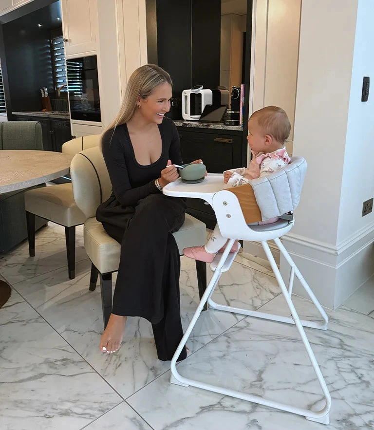 iCandy iCandy MiChair Complete All in One Highchair Bundle with Newborn Rocker - White & Flint ICandy ICandy MiChair Complete All In One Highchair Bundle With Newborn Rocker - White & Flint -Push Chair Expert Sales iCandy Molly Mae MiChair 2 5