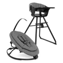 ICandy ICandy MiChair Complete All In One Highchair Bundle With Newborn Rocker - Black & Flint