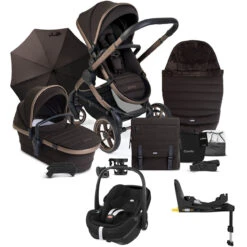 ICandy ICandy Peach 7 Complete Travel System With Maxi Cosi Pebble Pro 2 And ISOFIX Base - Pecan