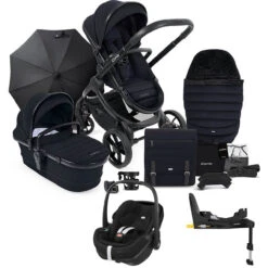 ICandy ICandy Peach 7 Complete Travel System With Maxi Cosi Pebble Pro 2 And ISOFIX Base - Black Edition