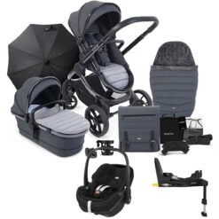 ICandy ICandy Peach 7 Complete Travel System With Maxi Cosi Pebble Pro 2 And ISOFIX Base - Truffle