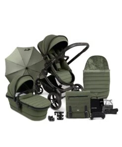 ICandy ICandy Peach 7 Complete Travel System With BeSafe Go Beyond And ISOFIX Base - Ivy -Push Chair Expert Sales icandy pushchairs icandy peach 7 pushchair bundle ivy 35255778705573 1024x1024 2x c789363f ea1c 4b5a b934 270bb2ed6fd6