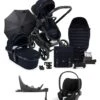 ICandy ICandy Peach 7 Complete Travel System With Cybex Cloud T And ISOFIX Base - Black Edition -Push Chair Expert Sales icandy pushchairs icandy peach 7 pushchair bundle with cloud t car seat and base in black 34377551839397 1024x1024 2x 543624e0 34c4 4e37 9f17 aef74420b88f