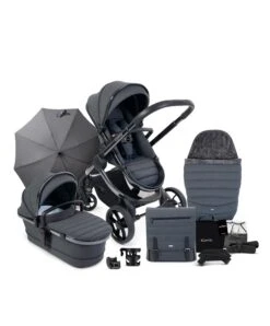 ICandy ICandy Peach 7 Complete Pushchair Bundle - Dark Grey