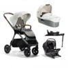 Joie Joie Finiti Click And Go Travel System With Sprint Car Seat & ISOFIX Base - Oyster