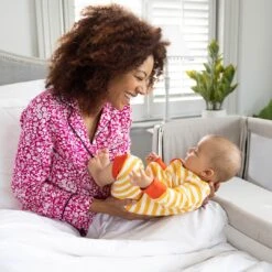 Joie Joie Roomie GO Foldable Travel Bedside Crib – Clay -Push Chair Expert Sales joie roomie go travel beside crib clay lifestyle 5 1