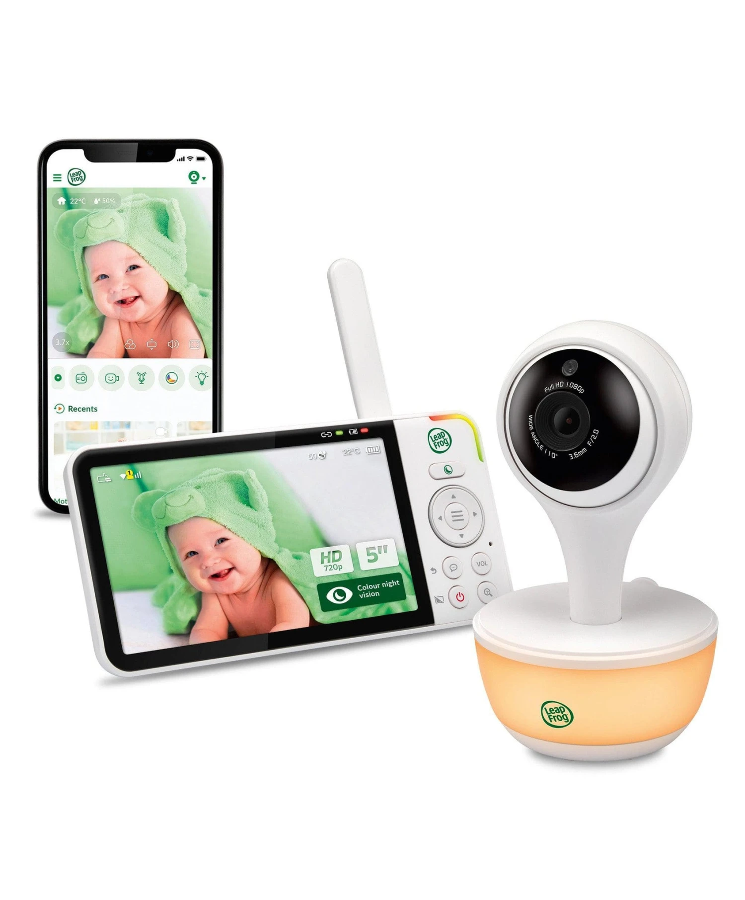 Leapfrog LeapFrog LF815HD 5″ Smart Video Baby Monitor with Colour Night Vision Leapfrog LeapFrog LF815HD 5″ Smart Video Baby Monitor With Colour Night Vision -Push Chair Expert Sales leapfrog baby monitors leapfrog lf815hd 5 smart video baby monitor with colour night vision white 33354048602277 1024x1024 2x a1b07c1a 5e8c 4289 b30b bfde5b6b4a5a