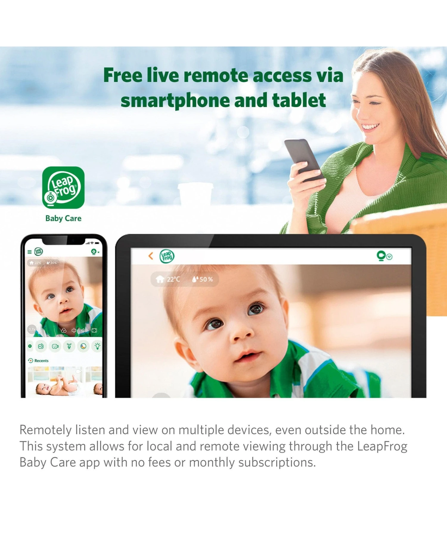 Leapfrog LeapFrog LF815HD 5″ Smart Video Baby Monitor with Colour Night Vision Leapfrog LeapFrog LF815HD 5″ Smart Video Baby Monitor With Colour Night Vision -Push Chair Expert Sales leapfrog baby monitors leapfrog lf815hd 5 smart video baby monitor with colour night vision white 33354058530981 1024x1024 2x a66e6a95 3234 43a3 a46a 781828eb183f