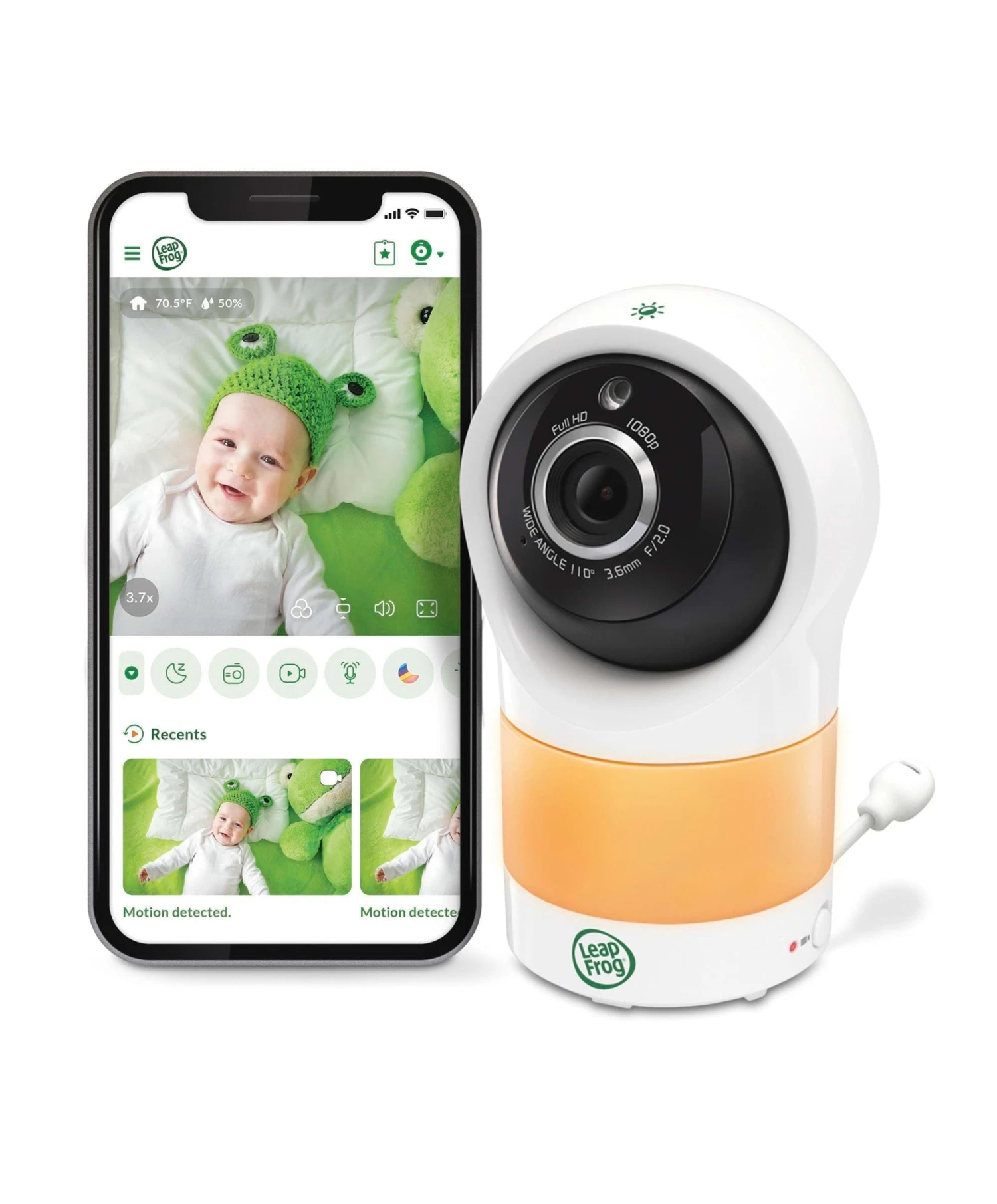 Leapfrog LeapFrog LF1911HD Smart Wi-Fi Baby Monitor with Colour Night Vision Leapfrog LeapFrog LF1911HD Smart Wi-Fi Baby Monitor With Colour Night Vision -Push Chair Expert Sales leapfrog leapfrog lf1911 hd baby monitor with motorized pan tilt camera white 36239446737061 1024x1024 2x b2077a68 b8b8 426f 84ae 5c2d218bc6b1