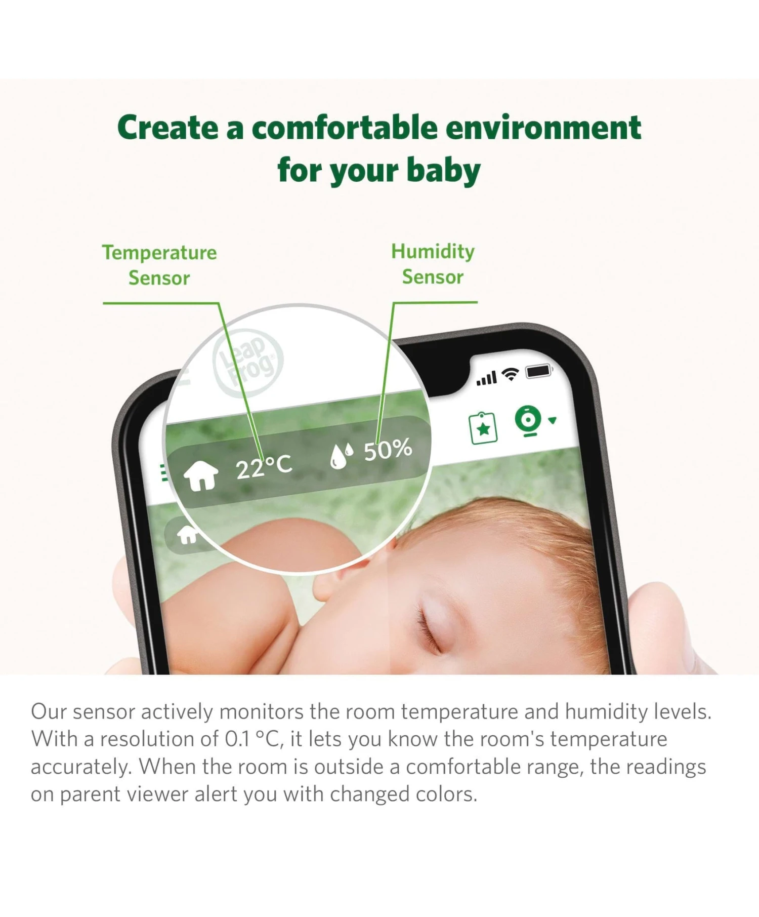 Leapfrog LeapFrog LF1911HD Smart Wi-Fi Baby Monitor with Colour Night Vision Leapfrog LeapFrog LF1911HD Smart Wi-Fi Baby Monitor With Colour Night Vision -Push Chair Expert Sales leapfrog leapfrog lf1911 hd baby monitor with motorized pan tilt camera white 36239446868133 1024x1024 2x 28520d72 9045 4ccd 99db 1d7e12ec10f9