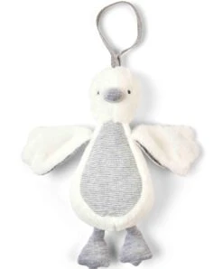 Mamas & Papas Mamas & Papas Welcome To The World Chime Duck Travel Toy - Grey