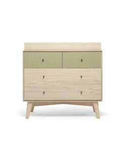 Mamas & Papas Mamas & Papas Coxley Dresser Changing Unit - Natural/Olive Green