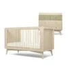 Mamas & Papas Mamas & Papas Coxley 2 Piece Nursery Furniture Set With Cot Bed & Dresser - Natural/Olive Green