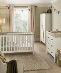 Mamas & Papas Mamas & Papas Wedmore 2 Piece Nursery Furniture Set With Cot Bed And Dresser - White & Natural -Push Chair Expert Sales mamas papas furniture sets wedmore 3 piece cotbed range with nursery dresser changer wardrobe white natural 34588742353061 1024x1024 2x 72ebe475 fcca 4b27 9993 aeeaf521a675