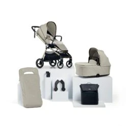 Mamas & Papas Mamas & Papas Vardo Essential Pushchair Bundle With Accessories - Shell