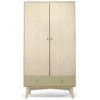 Mamas & Papas Mamas & Papas Coxley Wardrobe - Natural/Olive Green