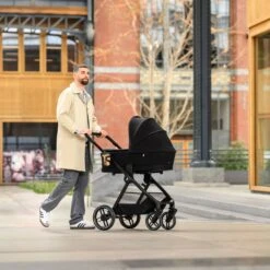 Maxi-Cosi Maxi Cosi Oxford Premium Travel System Bundle With Pebble Pro & ISOFIX Base - Twillic Black -Push Chair Expert Sales maxicosi Oxford LS 1 Dadpram 1