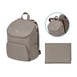 Maxi-Cosi Maxi Cosi Oxford Select Travel System Bundle With Pebble S & ISOFIX Base - Twillic Truffle -Push Chair Expert Sales maxicosi oxford twillictruffle diaperbag 3qrt 2