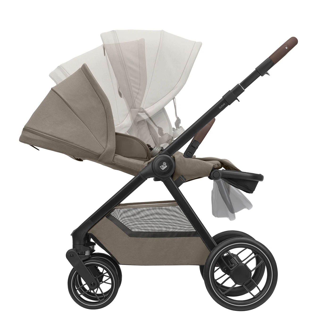 Maxi-Cosi Maxi Cosi Oxford Essential Bundle with Accessories - Twillic Truffle Maxi-Cosi Maxi Cosi Oxford Essential Bundle With Accessories - Twillic Truffle -Push Chair Expert Sales maxicosi oxford twillictruffle ergonomicseat side 3