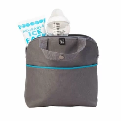JL Childress JL Childress MaxiCOOL 4 Bottle Cooler Bag - Grey 3 JL Childress JL Childress MaxiCOOL 4 Bottle Cooler Bag - Grey -Push Chair Expert Sales multipurpose 4 bottle maxicool bag teal grey 4