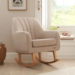 Tutti Bambini Tutti Bambini Noah Nursing Rocking Chair - Stone Natural -Push Chair Expert Sales noah chair stone 1